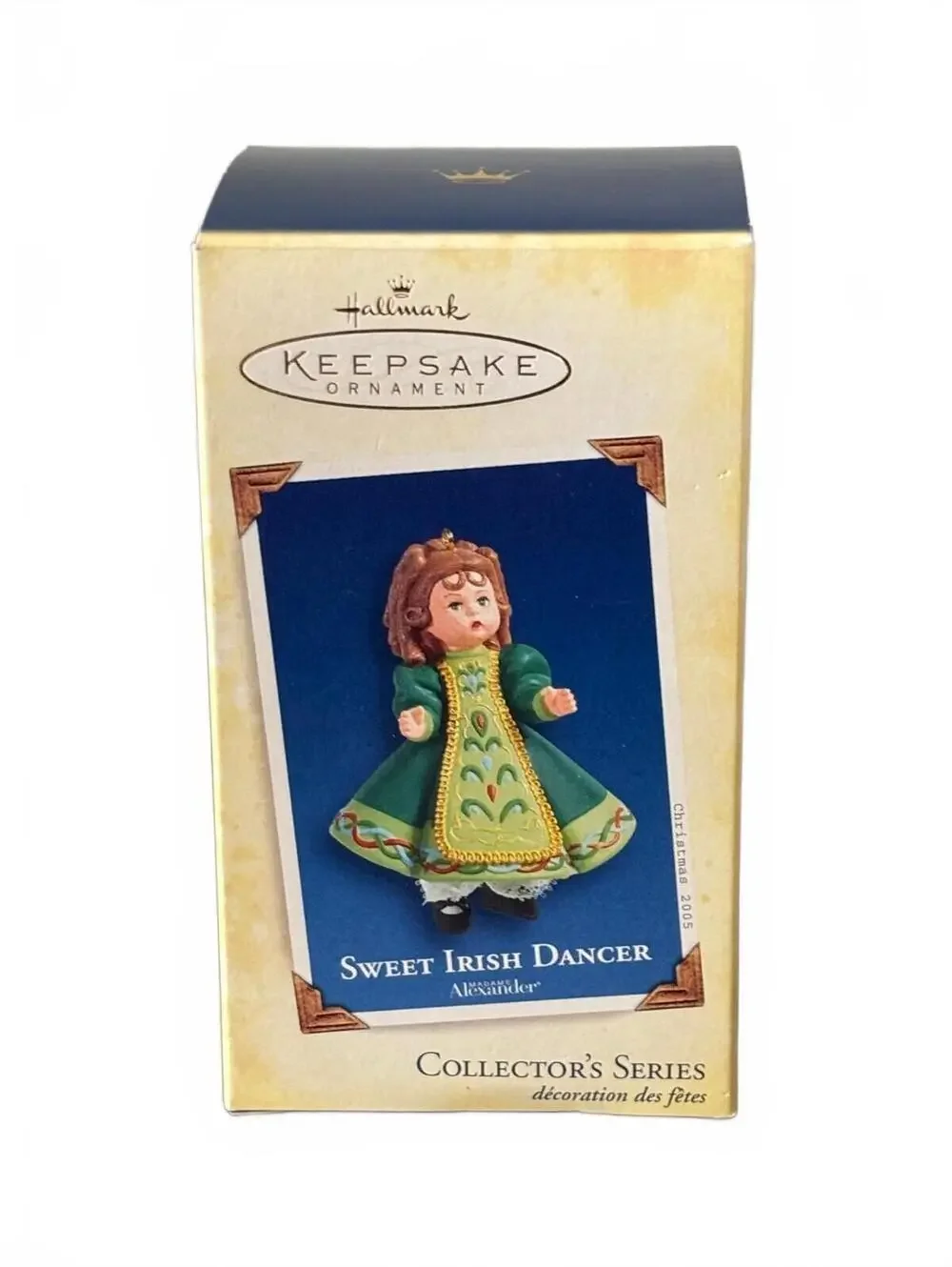 2005 Hallmark Madame Alexander Sweet Irish Dancer Ornament #10 QX2055 Box